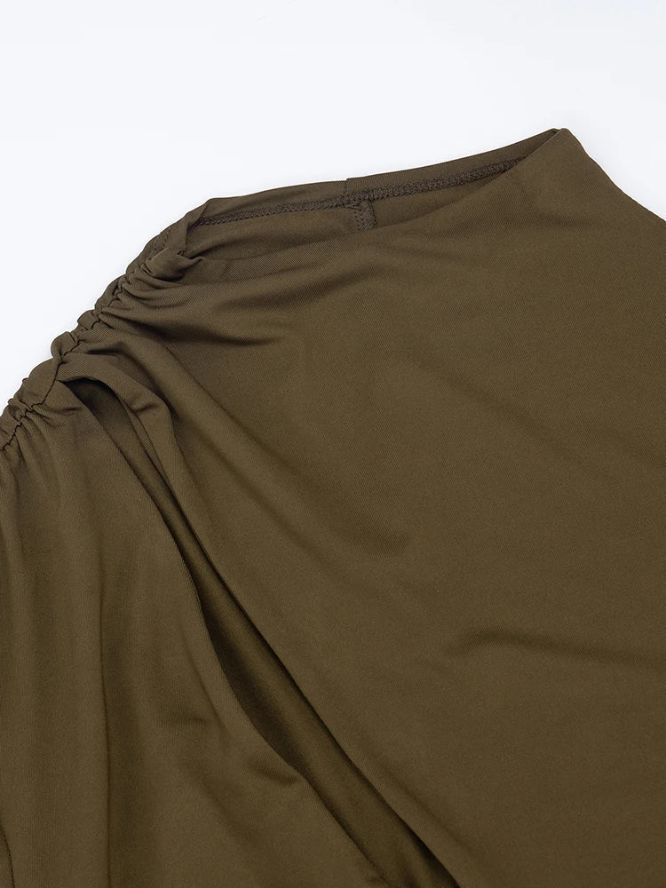 Anila Ruched Mini Dress