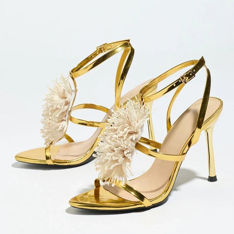 Coral High Heels