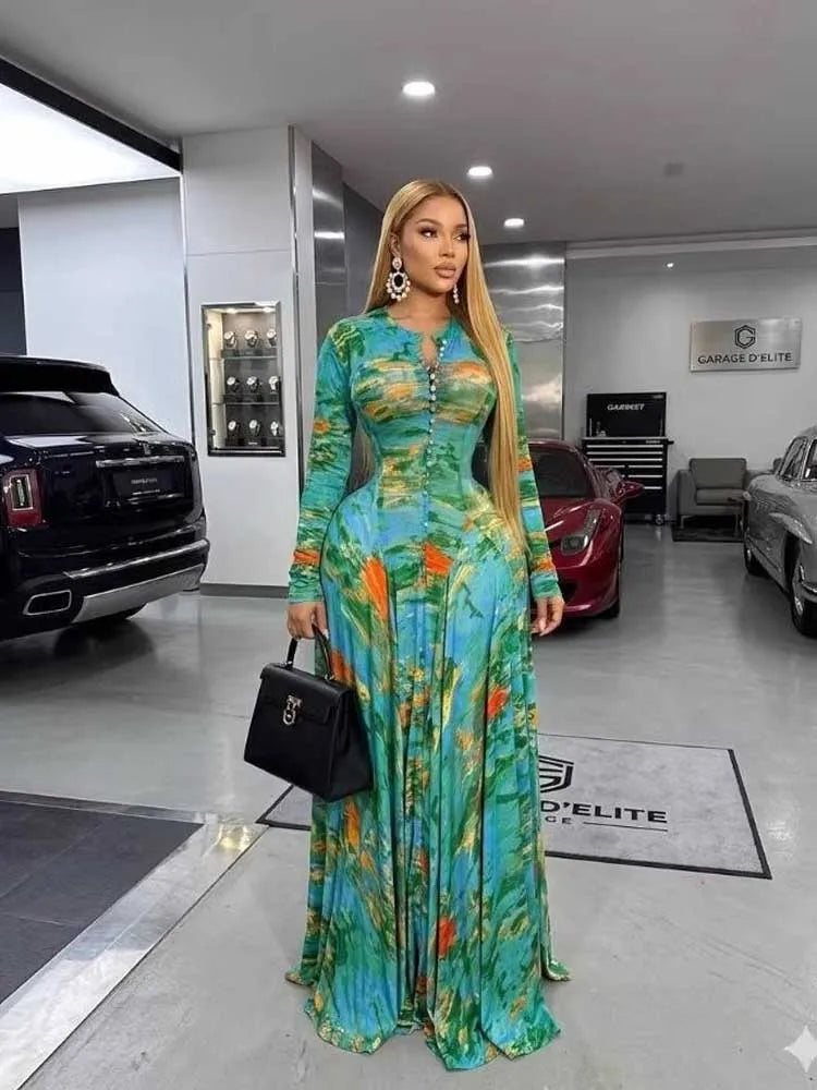 Elicia Floral Maxi Dress