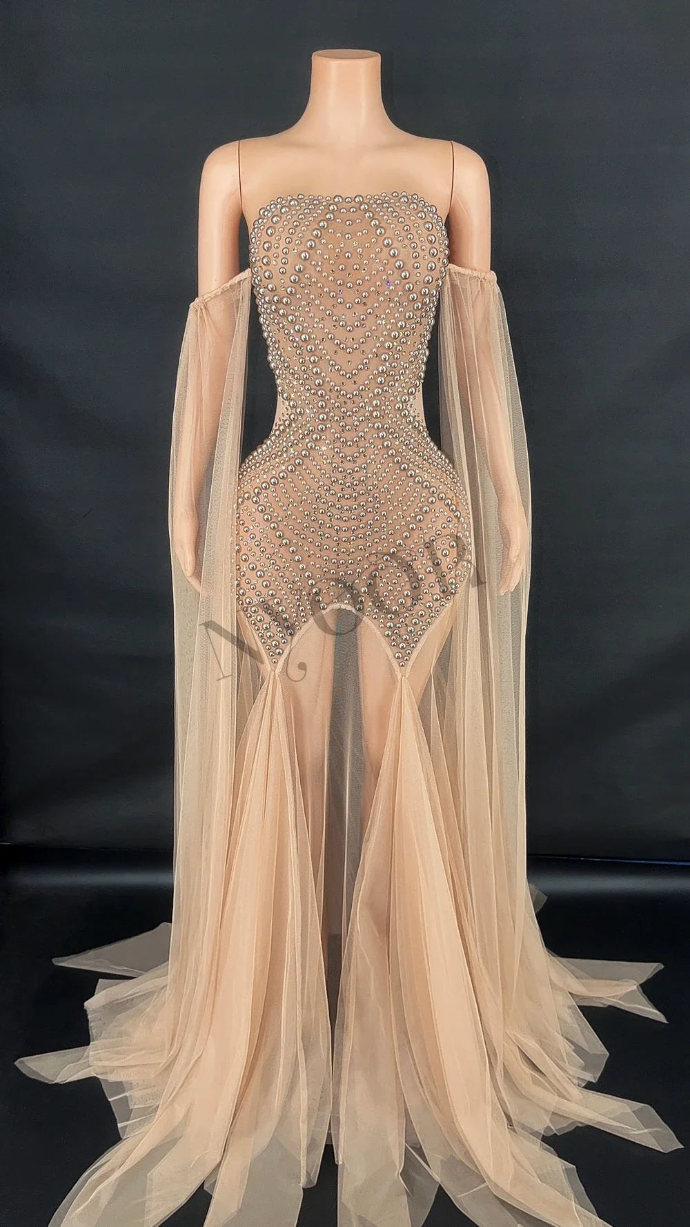 Helena Sheer Maxi Dress