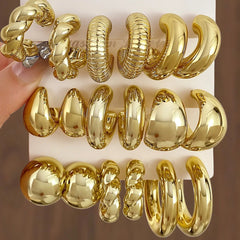 Chunky Vintage Drop Earring