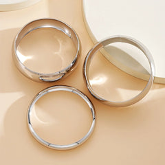 3pcs Oversized Chunky Bangle Bracelet