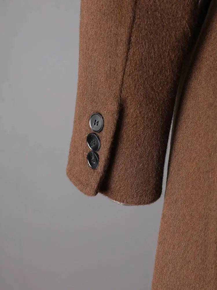 Brown Belted Trench Coat