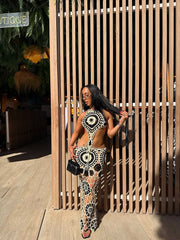 Florali Crochet Maxi Dress