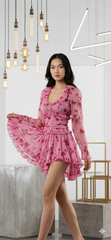 Brunching Ruffles Mini Dress