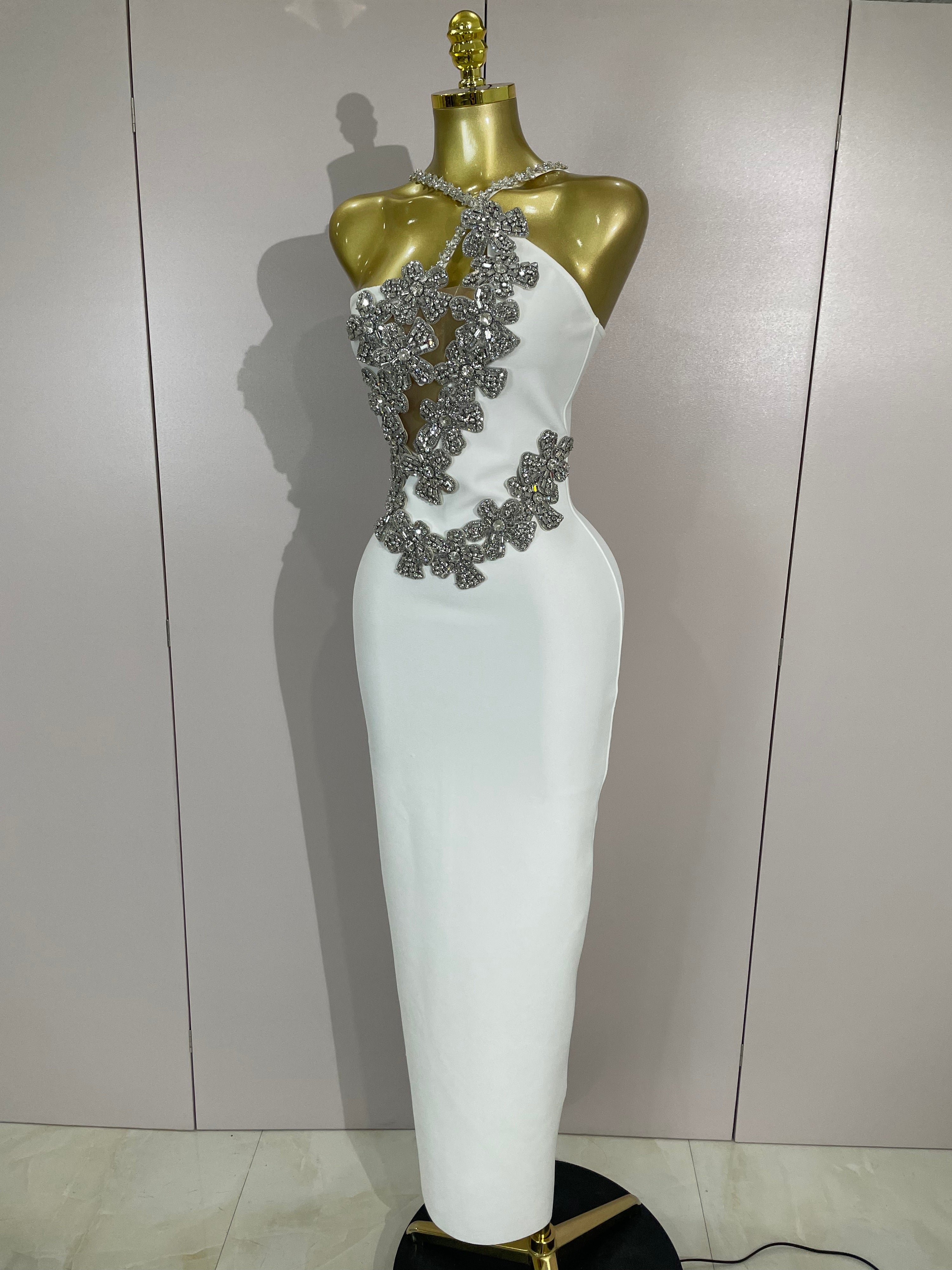 Anita Bodycon Bandage Maxi Dress