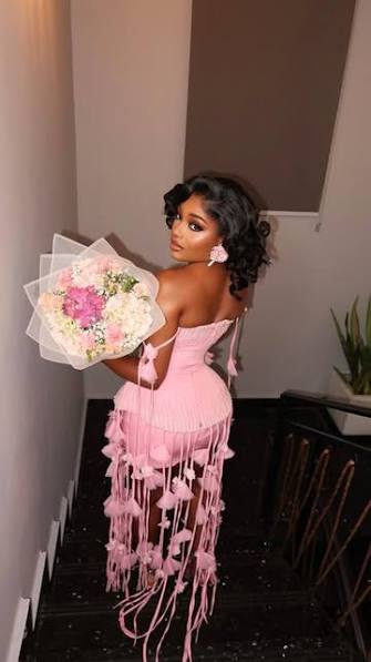 Floral Draped Bandage Dress