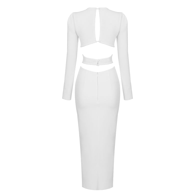 First Lady Bandage Midi Dress