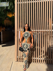 Florali Crochet Maxi Dress