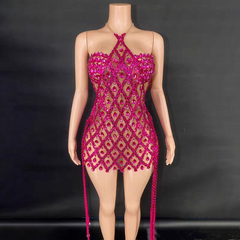 Diamonds In The Sky Mini Dress Set